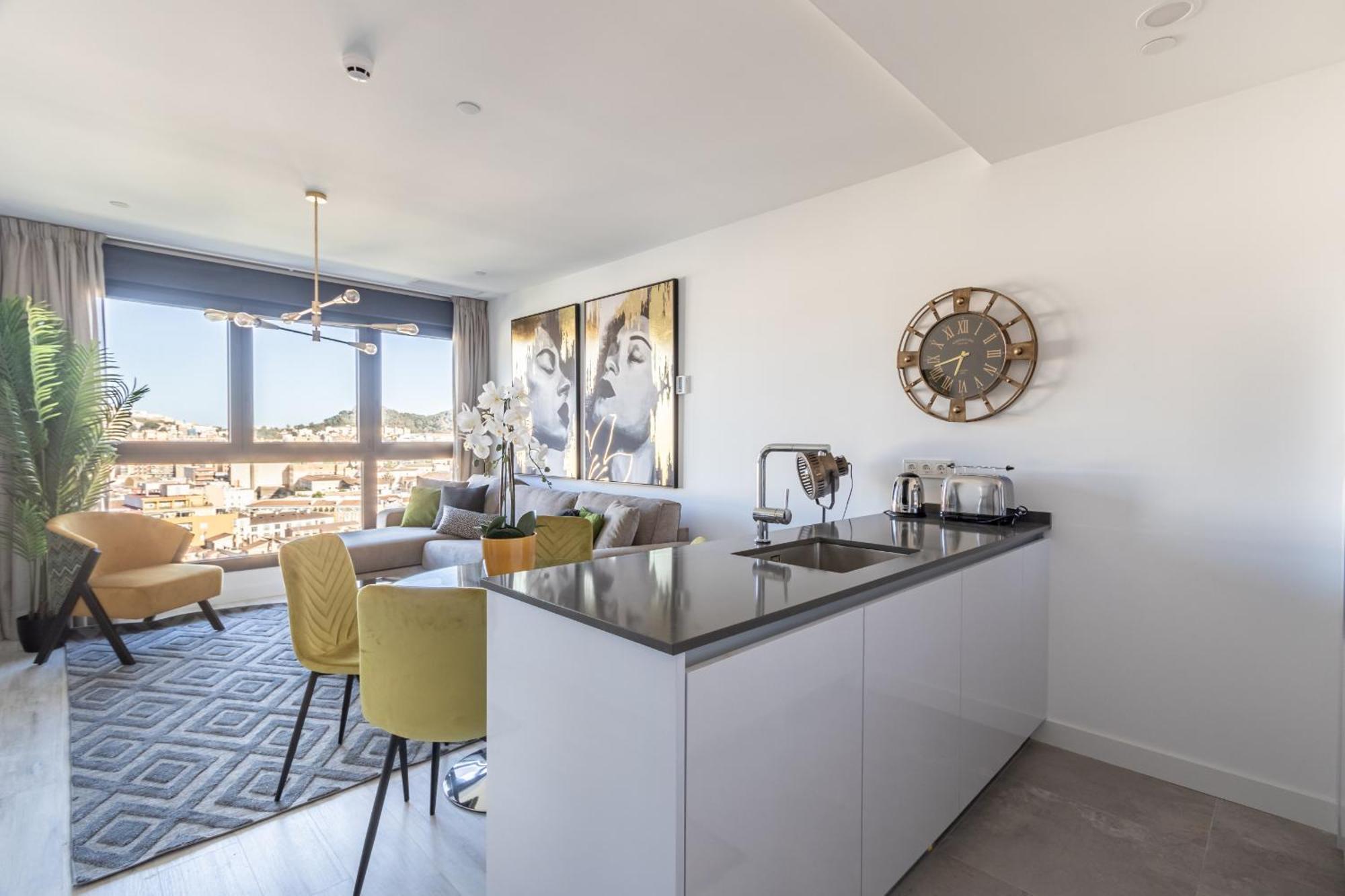 Ferienwohnung Malaga Skyline 1 Pool & Parking Free Exterior foto