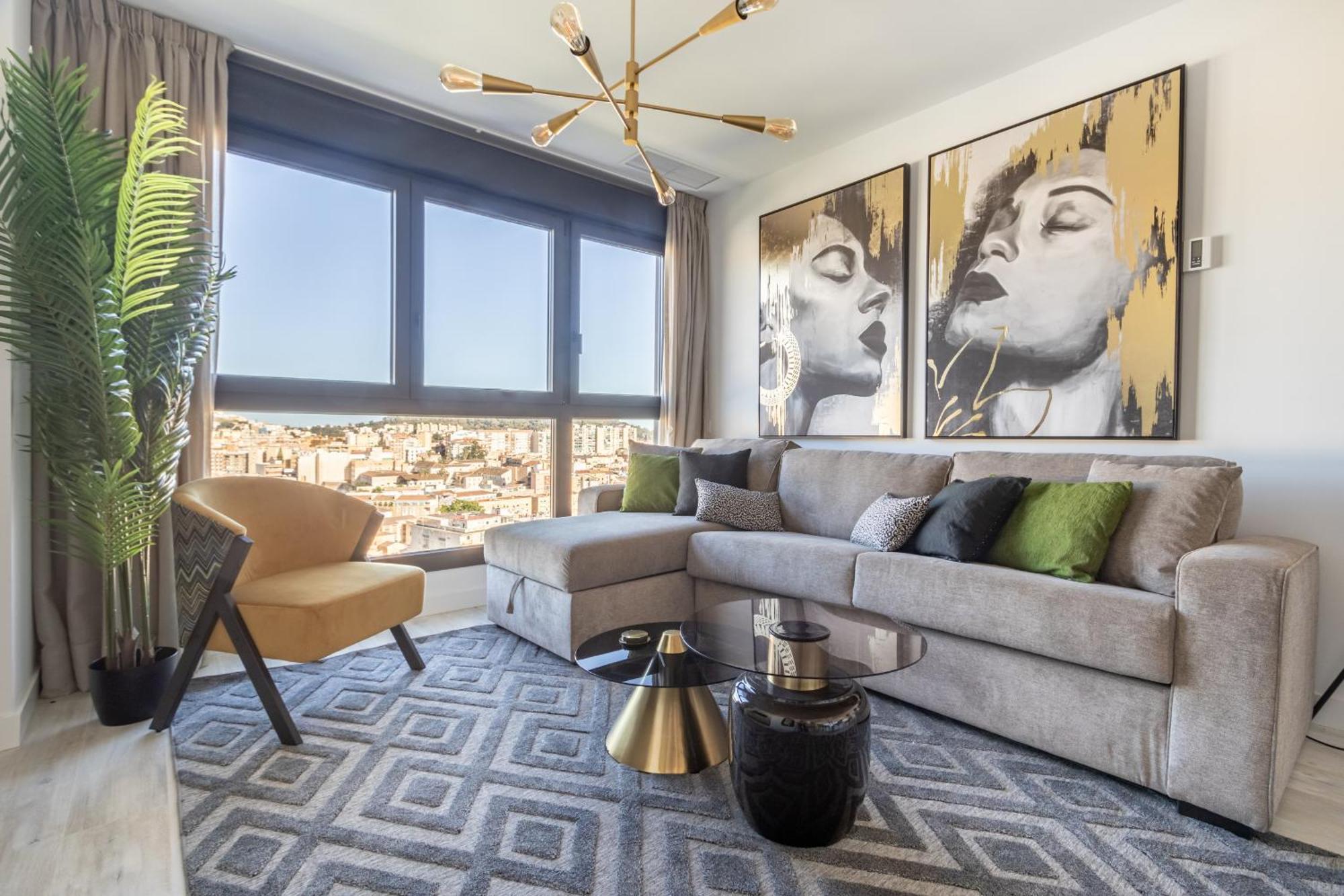 Ferienwohnung Malaga Skyline 1 Pool & Parking Free Exterior foto