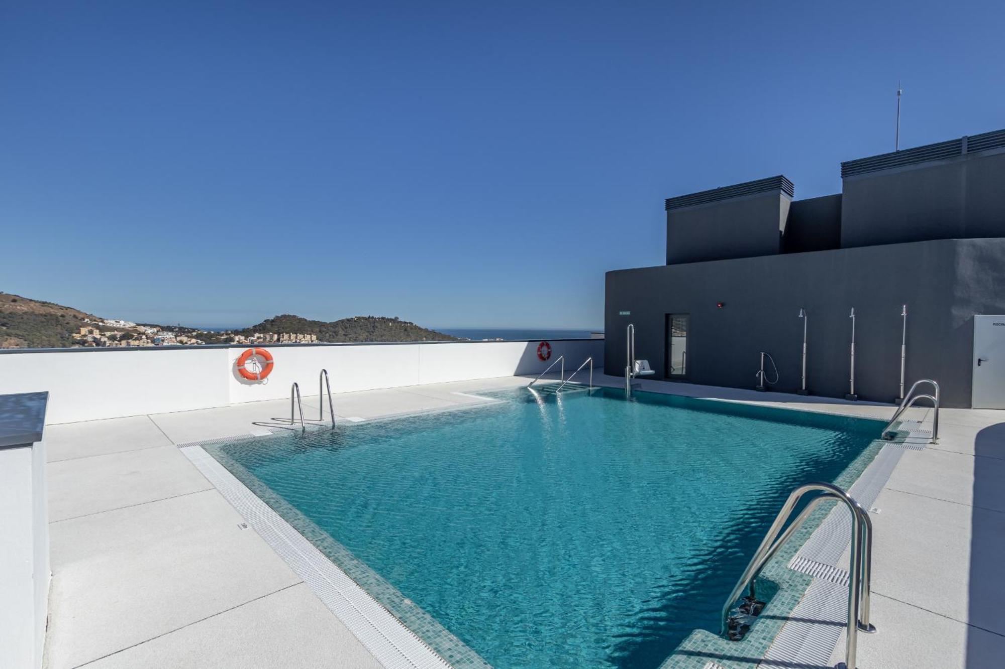 Ferienwohnung Malaga Skyline 1 Pool & Parking Free Exterior foto