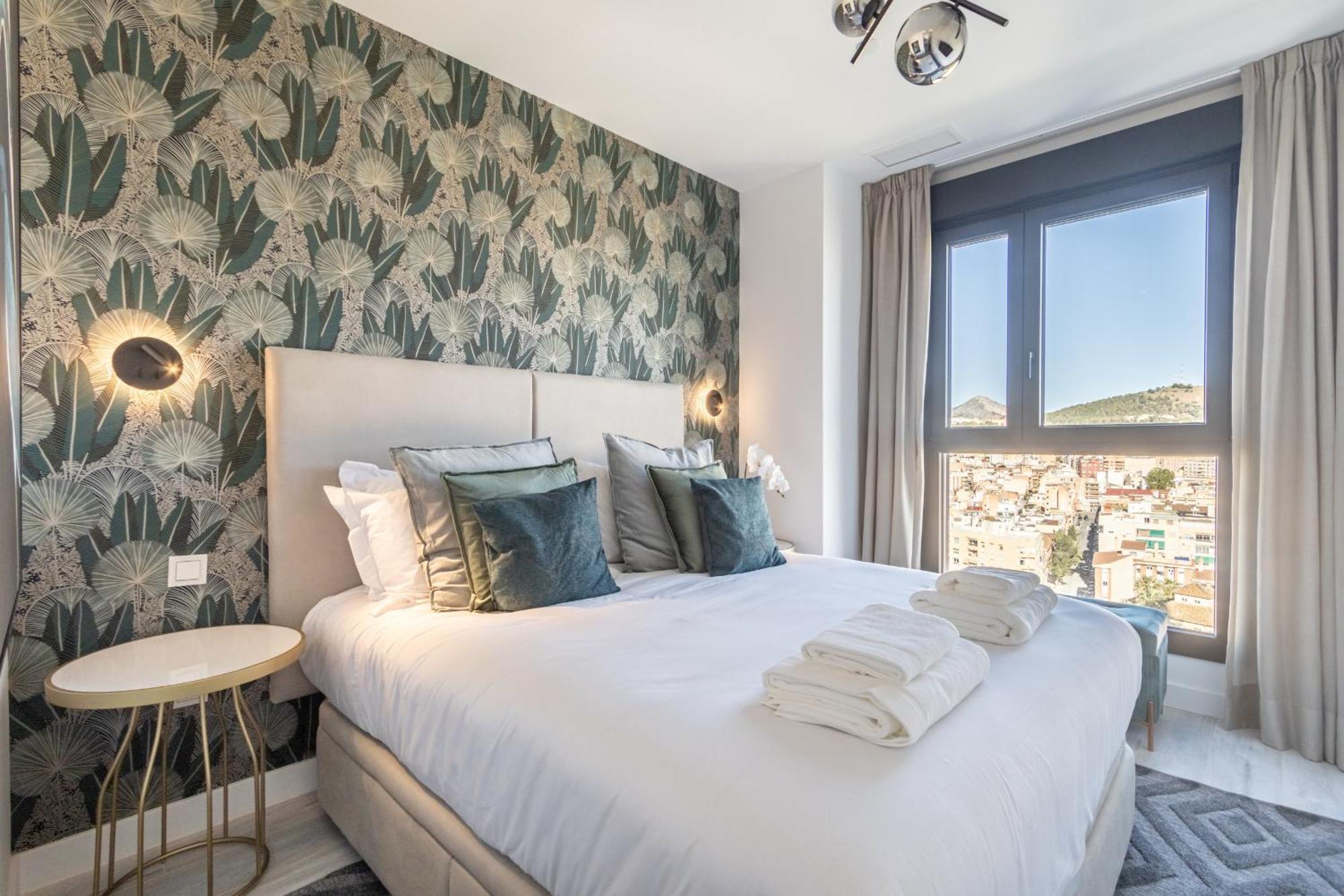 Ferienwohnung Malaga Skyline 1 Pool & Parking Free Exterior foto